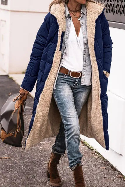 CityScape™ Langer Winterparka mit Kapuze