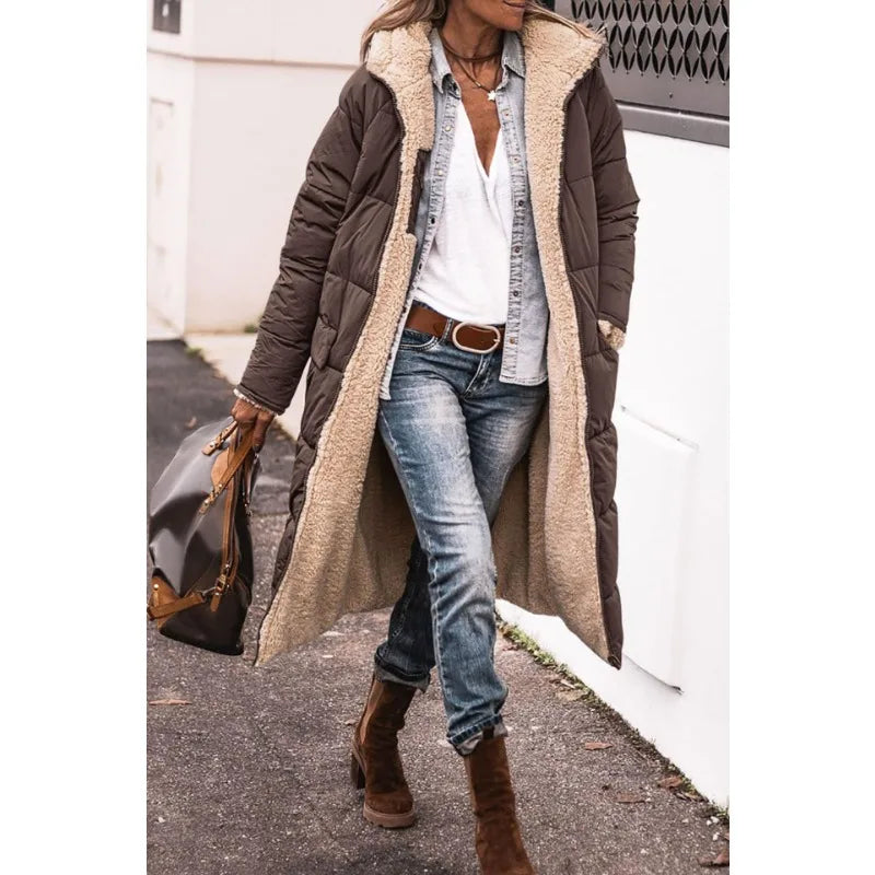 CityScape™ Langer Winterparka mit Kapuze