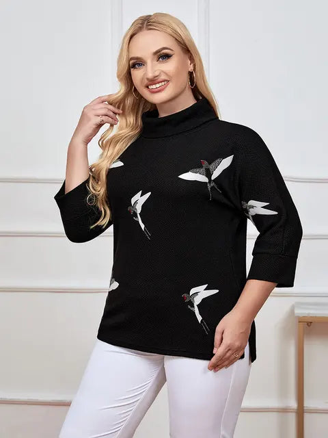 ElegantCurves™ Plus Size Damen-Oberteil