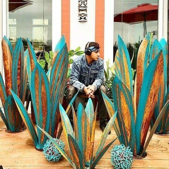 Wasserdichte Solar Garten Agave Lampe