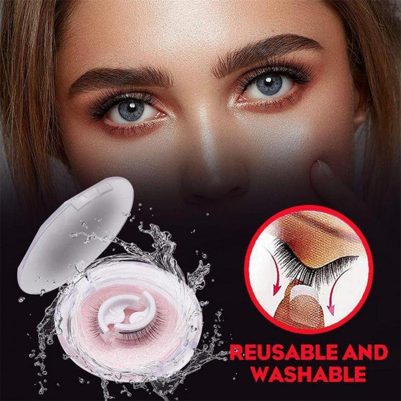 Wiederverwendbare selbstklebende Wimpern (1+1 KOSTENLOS)