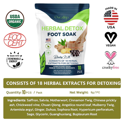 Oveallgo™ PRO Herbal Detox Fußbad Perlen