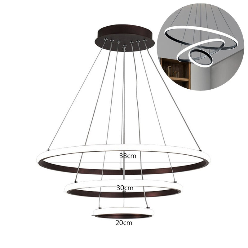 Nordic Glamour™  Modern Led Kronleuchter Decke Beleuchtung