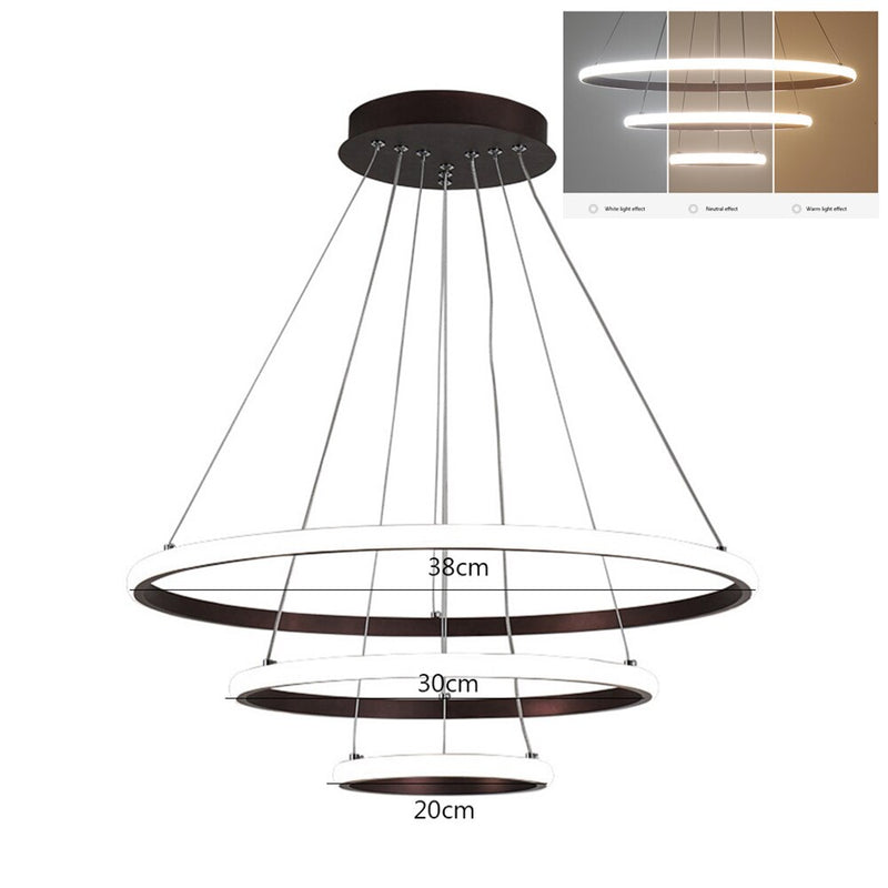 Nordic Glamour™  Modern Led Kronleuchter Decke Beleuchtung