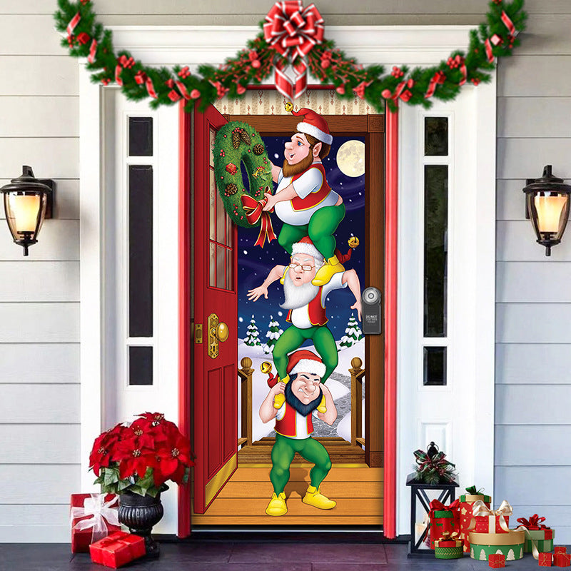 FestiveDoor™ Weihnachtsdekoration Türbanner