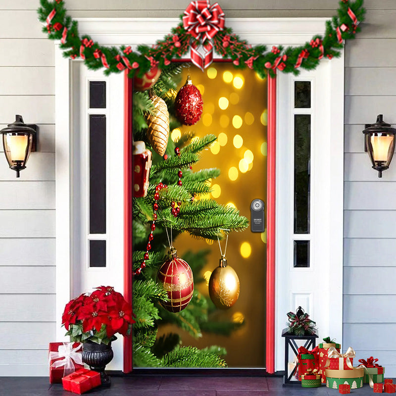 FestiveDoor™ Weihnachtsdekoration Türbanner